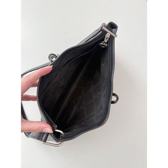Longchamp Roseau leather shoulder bag in black - Picture 3 of 7